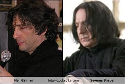 Neil Gaiman Totally Looks Like Severus Snape